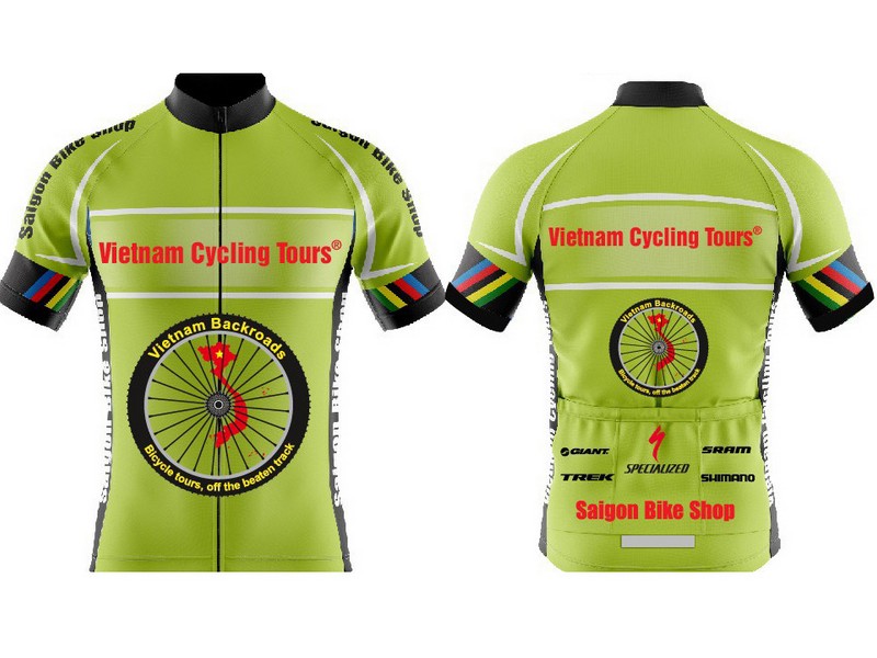 Vietnam Cycling Tours Shirts size M are available in Ho Chi Minh