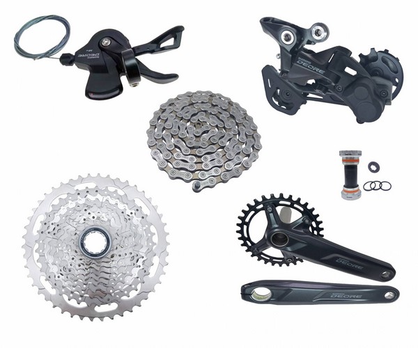 MTB groupset Shimano M4100 with 6 peices