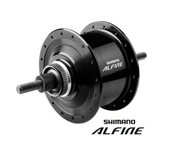 The SHIMANO ALFINE SG-S7001-11 hub has a wide gear ratio range of 409 % and an optimised internal design for better gear changes.