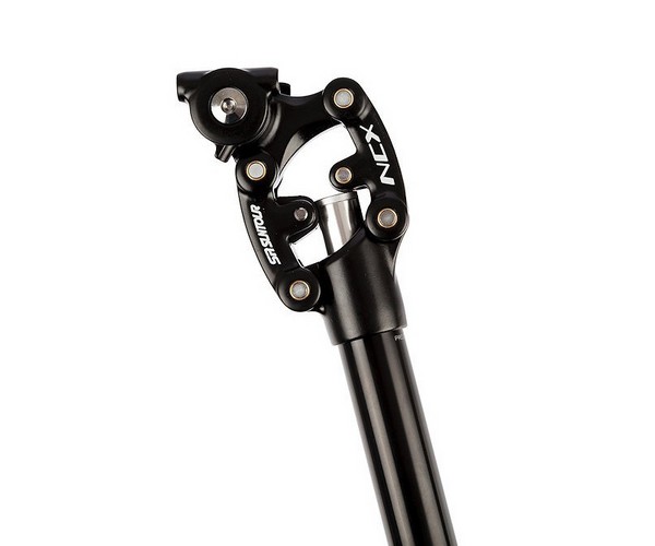 Suntour NCX seatpost spring allows for smooth and comfortable ride