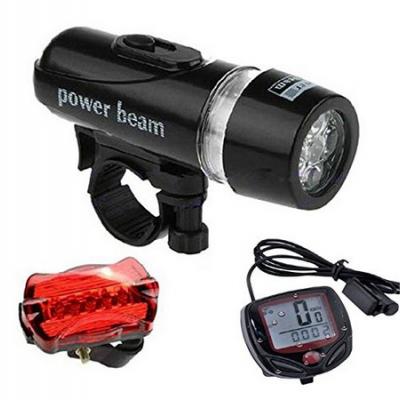 Bicycle front and rear Lights, speedometers, mounts and GPS