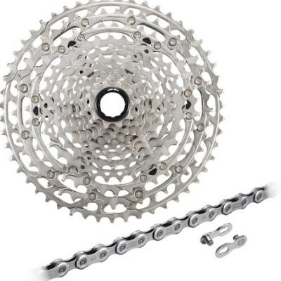 Chains and cassettes for mtb, touring, roads