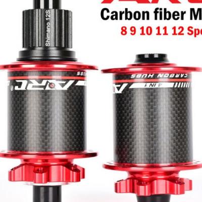 Đùm mtb, touring, carbon ARC, 32 lổ,cối nồ 6 cá